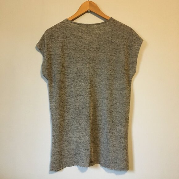 Dantelle Shimmery Knit Turkish High Low Top - Picture 2 of 15